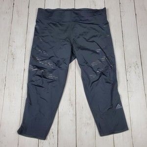 Adidas Parley Women's Size Large How We Do Speed Black Running Tights Leggings